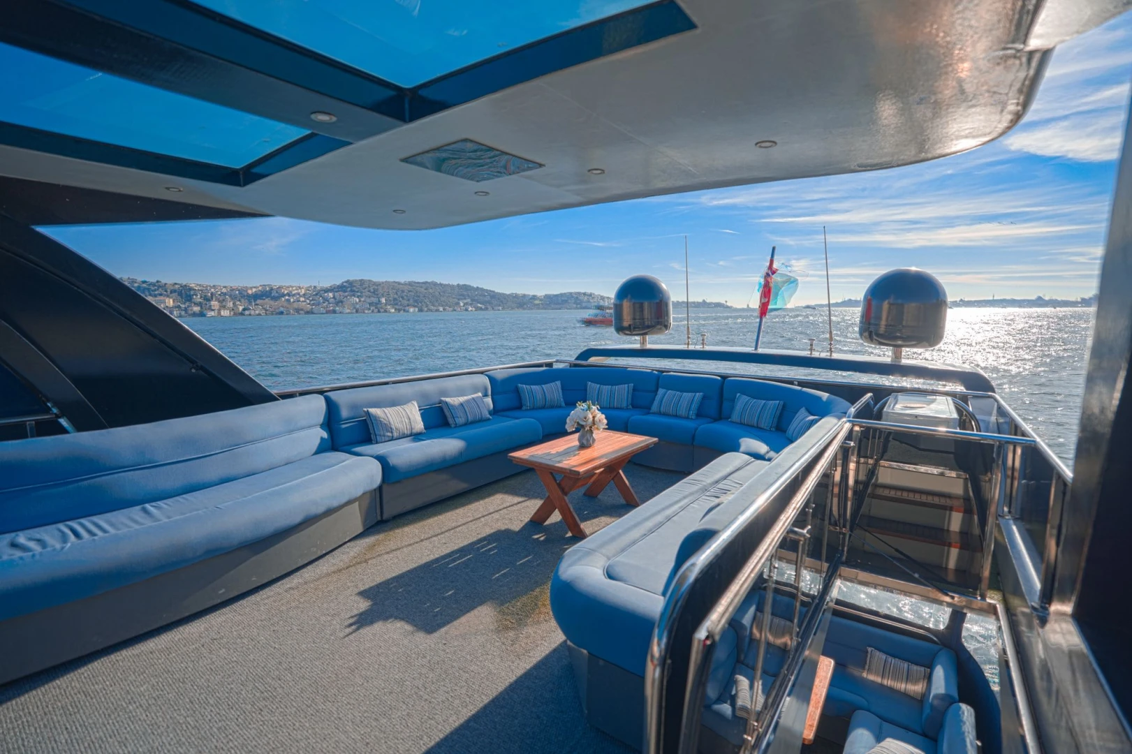 View from the deck of a Bosphorus boat